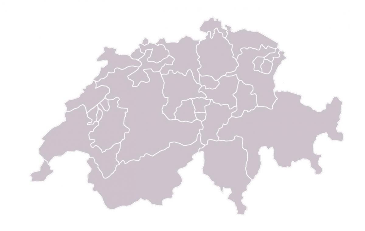 peta dari peta kosong swiss