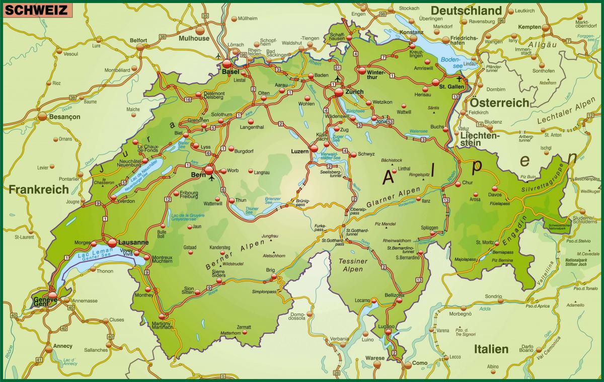peta street map of basel di swiss
