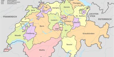 Peta Basel dari swiss