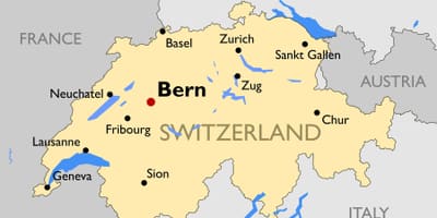 Peta wisata peta kota-kota swiss